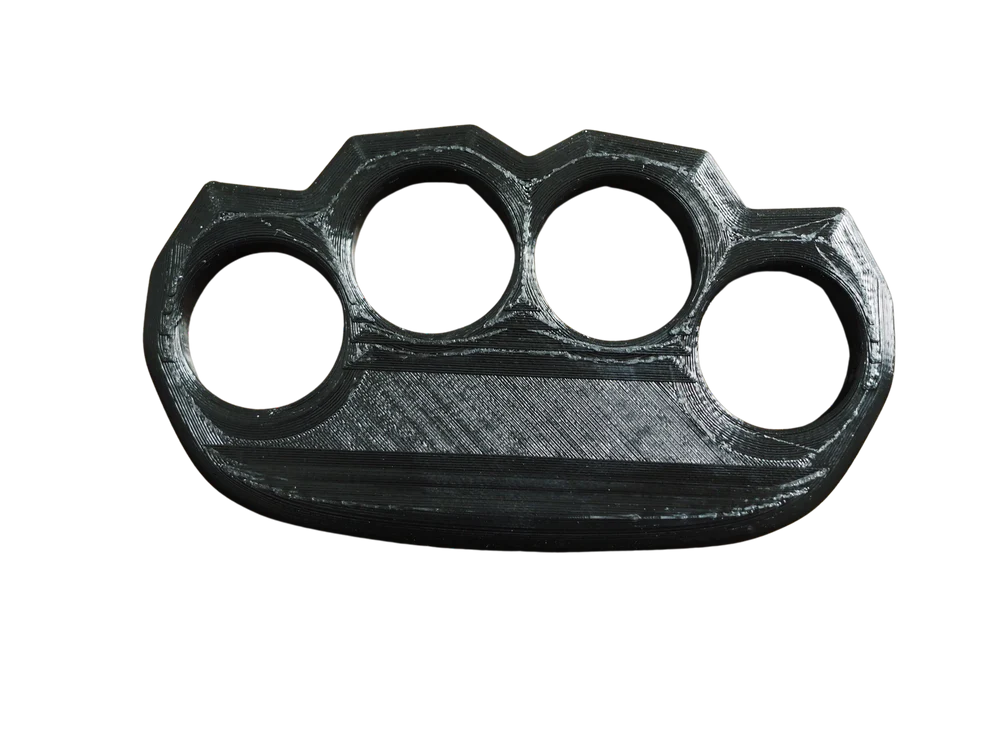 Solid brass knuckles - Solid virgin brass, American made 2 lb (The